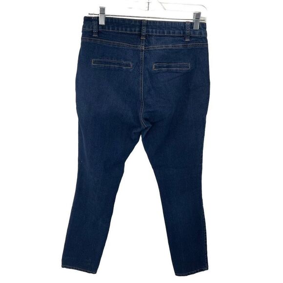 Blue Spice Women's sailor High Waist Slim Fit Skinny Jeans 7 8 - Picture 2 of 10